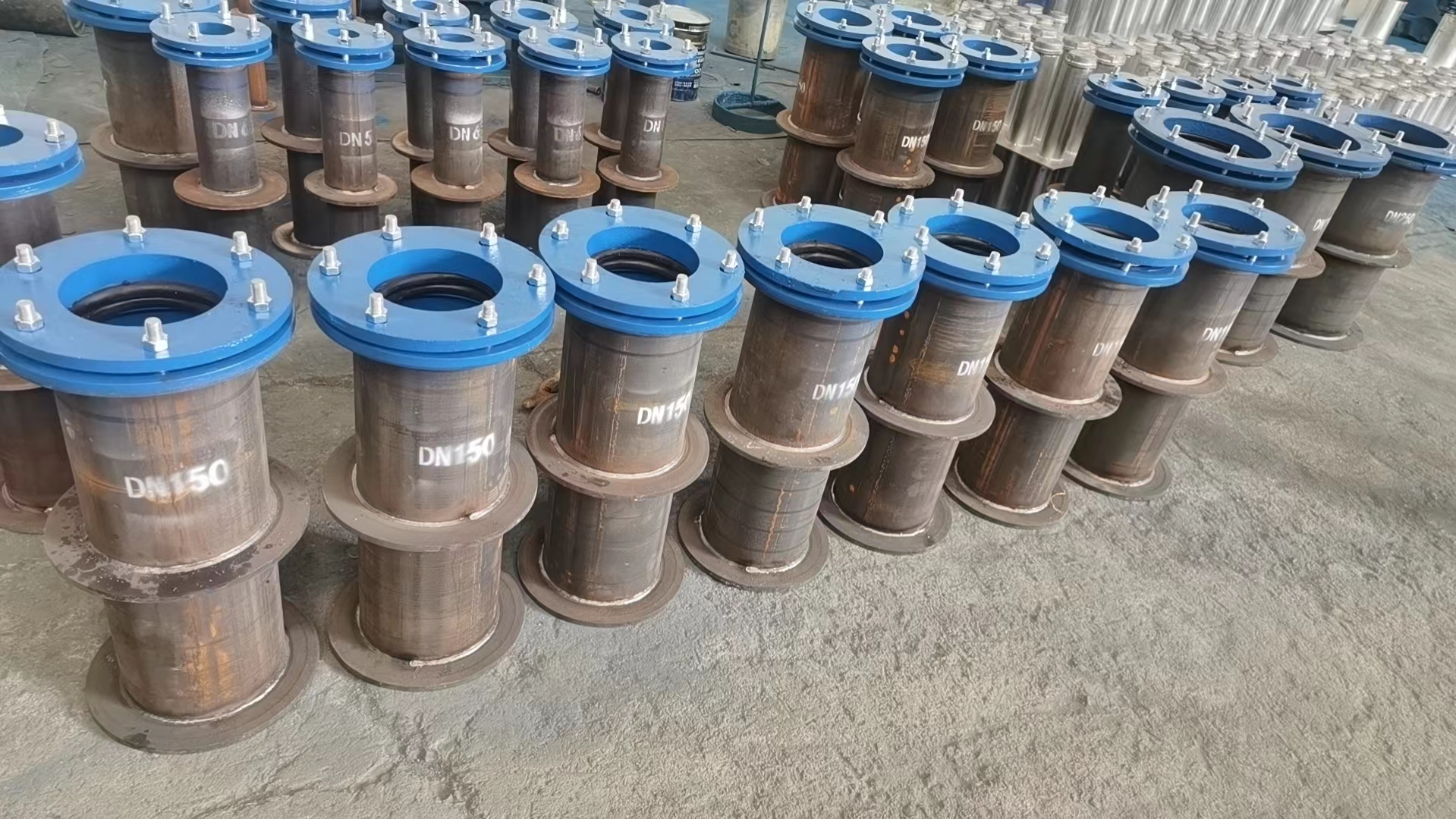 kaiyun中国官方登录入口碳鋼柔性防水套管產(chan) 品展示