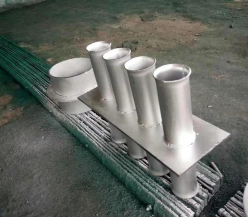 人防密閉肋套管，-雙側(ce) 喇叭口電氣套管實物圖片