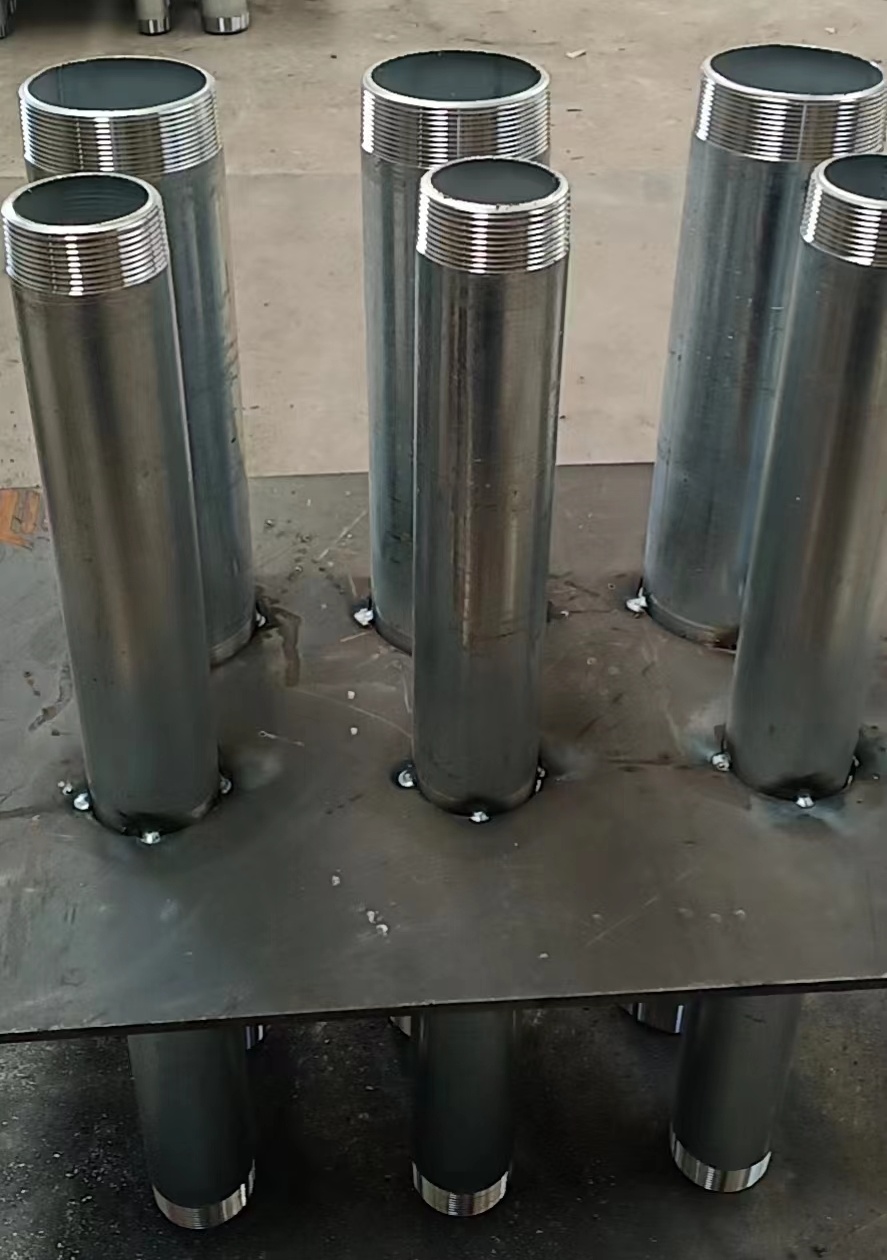 人防套管套絲(si) 製作中
